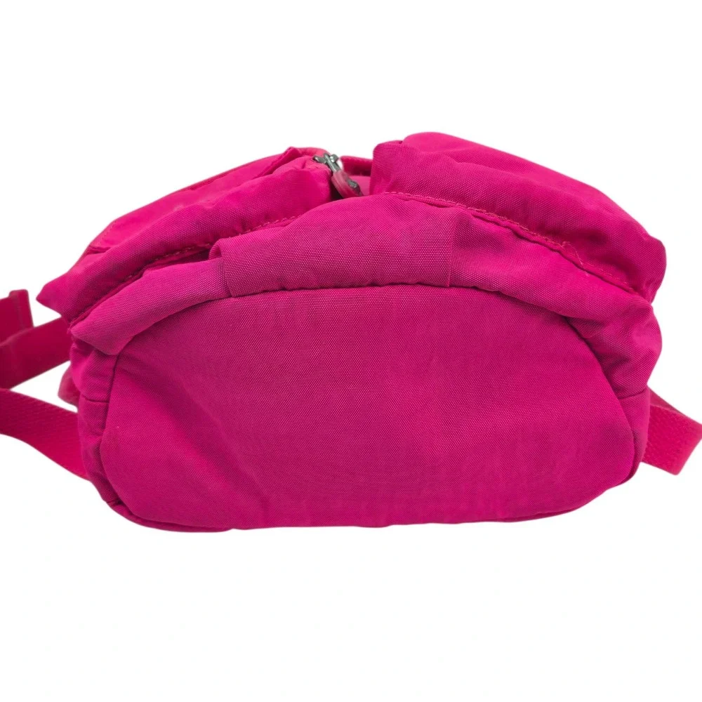 Kipling Firefly N Backpack or Shoulder Bag Hot Pink Furry Monkey Ella 1218